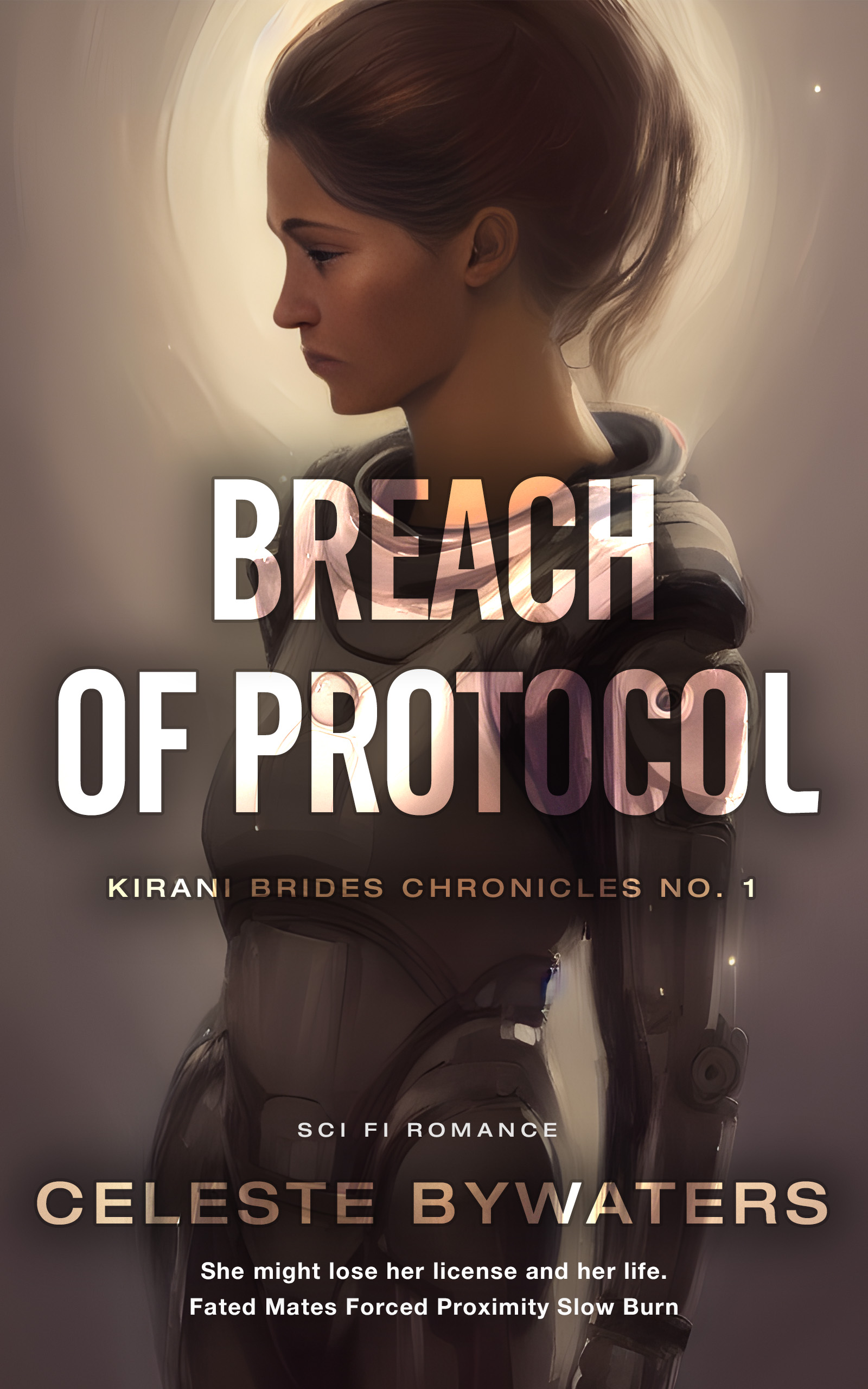 Breach of Protocol book cover, by Celeste Bywaters